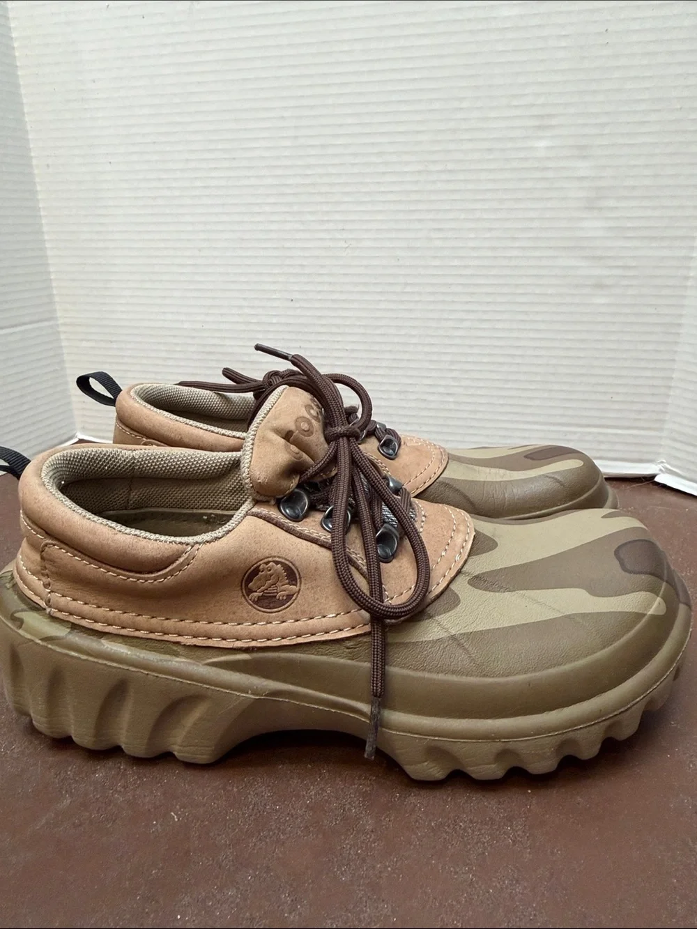 CROCS Men's Axle all-terrain desert Camouflage Boat Shoes